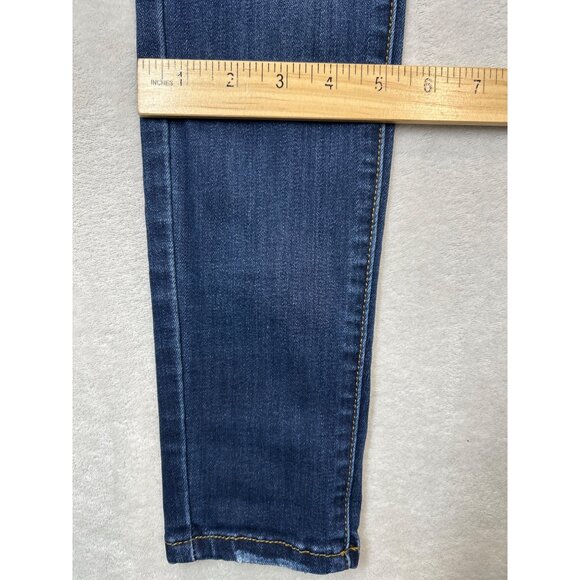 KanCan Jeans Womens 1/24 Blue Denim Skinny‎ Jeans Button Fly Medium Wash - Picture 8 of 8